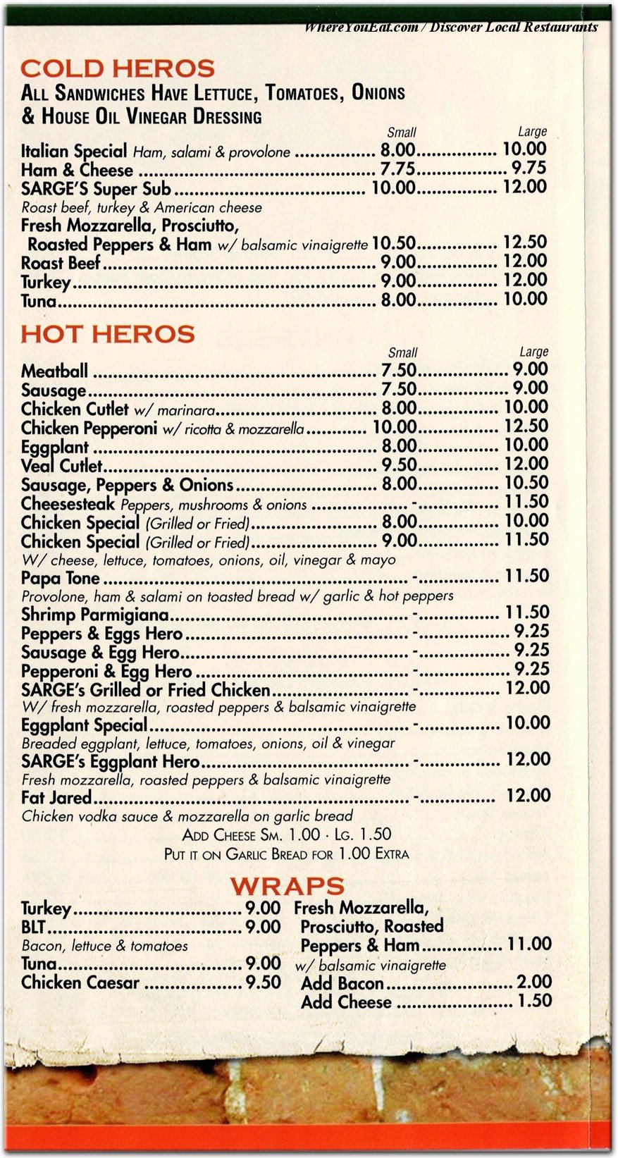 menu 4